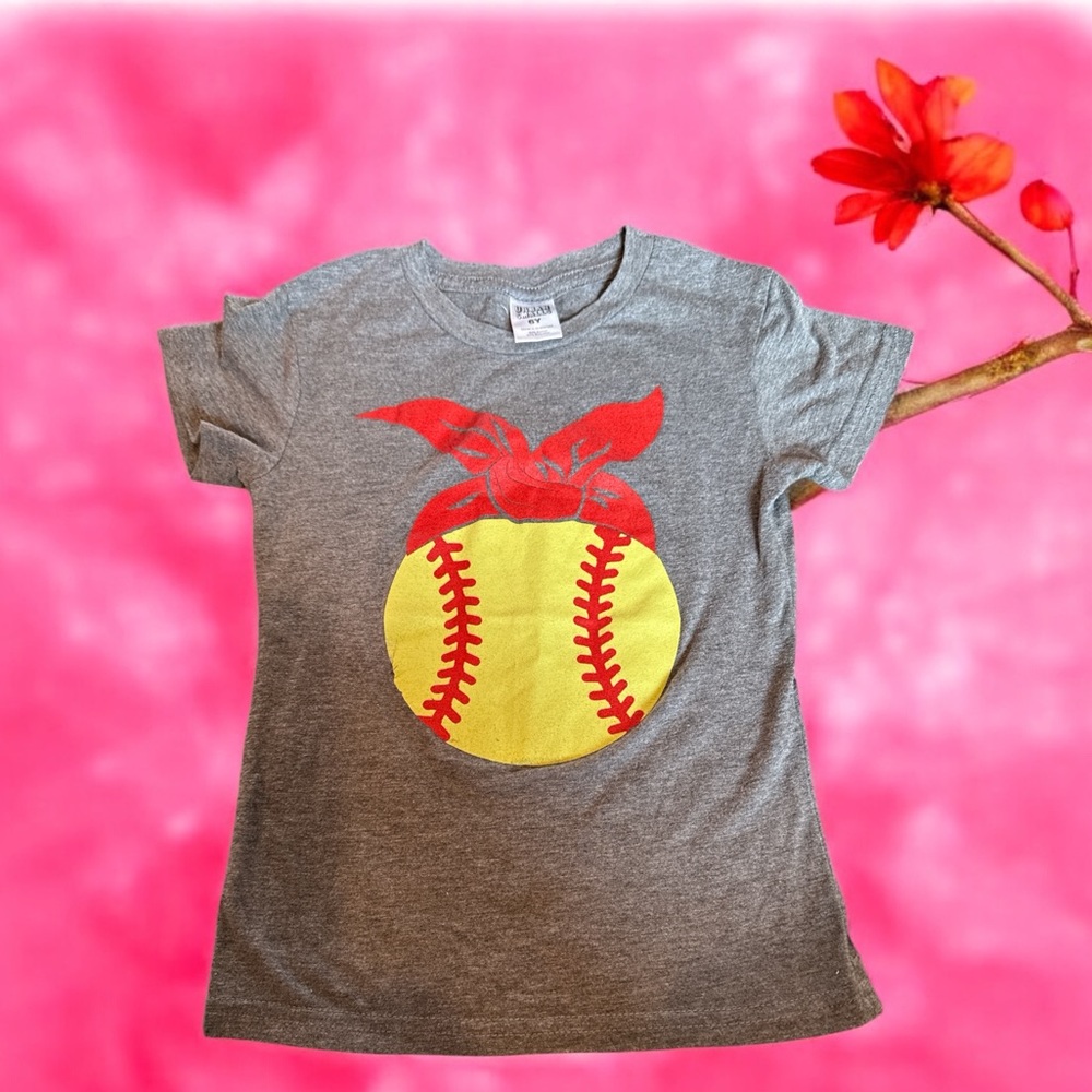 Girls Softball T-Shirt (6!